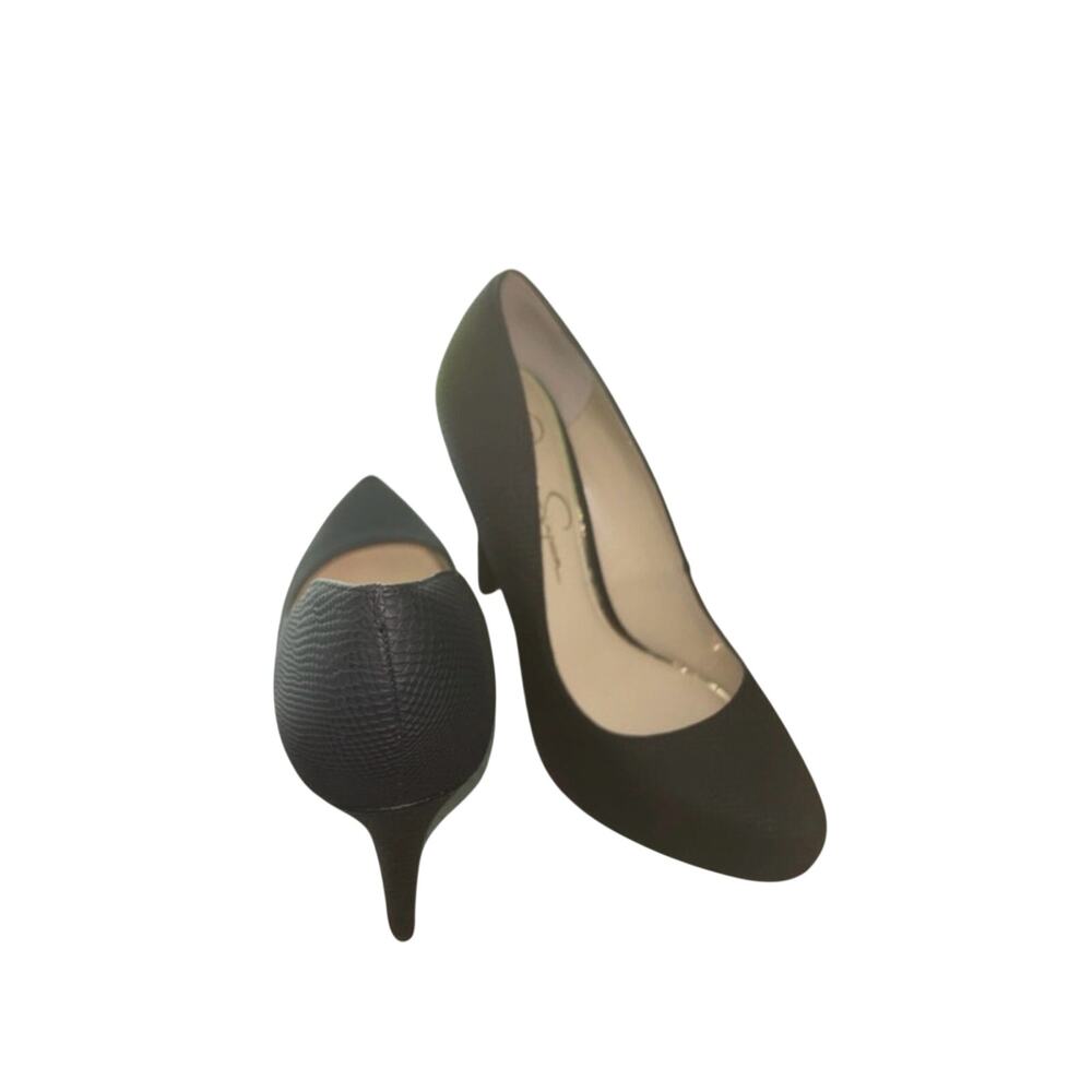 Jessica Simpson Black Pointed-Toe Stiletto Pumps